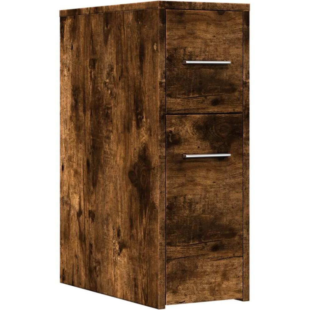 Thumbnail - VidaXL, Badezimmerschrank, Badschrank Schmal mit Rollen