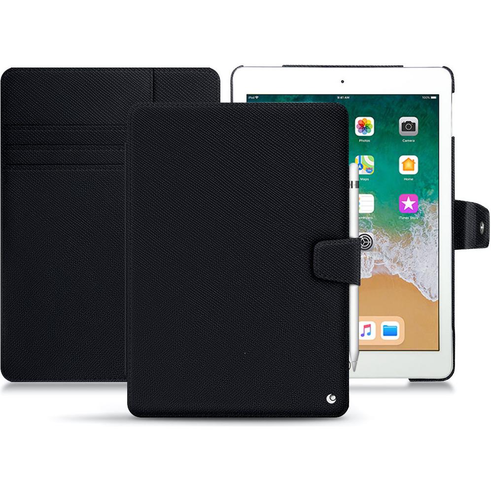 Noreve Lederschutzhülle Wallet (iPad 9.7), Tablet Hülle, Schwarz