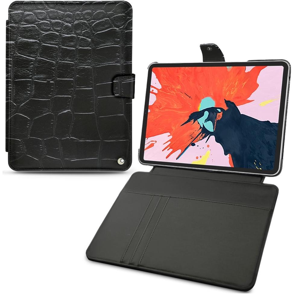 Thumbnail - Noreve Lederschutzhülle Wallet (iPad Pro 12.9 2018 (3. Gen)), Tablet Hülle, Schwarz