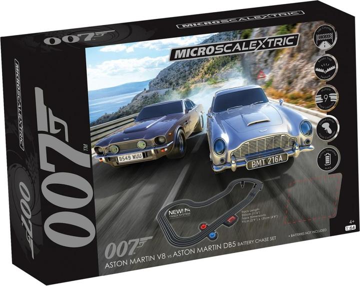 Productafbeelding Hornby Micro Scalextric 007 Race Set-DB5 vs V8 (Batterij)