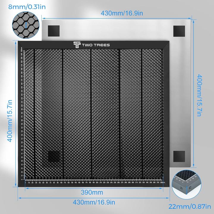 Image du produit Ouyzgia Wabentisch für Lasergravierer