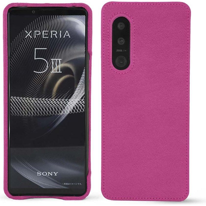 Noreve Lederschutzhülle (Sony Xperia 5 III), Smartphone Hülle, Rosa