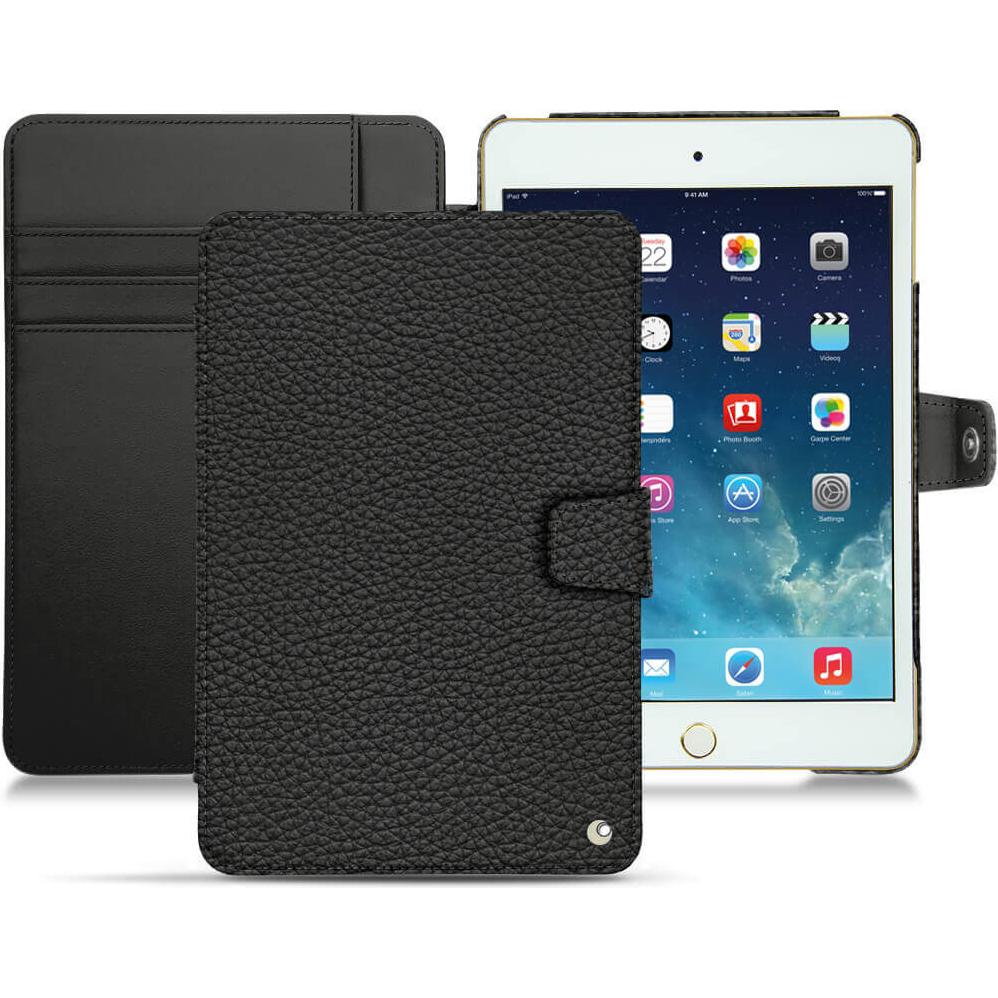 Thumbnail - Noreve Lederschutzhülle Wallet (iPad Mini 5), Tablet Hülle, Schwarz