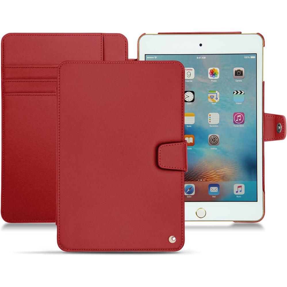 Noreve Lederschutzhülle Wallet (IPad Mini 4), Tablet Hülle, Orange