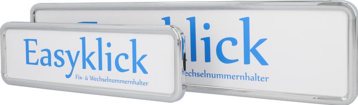 Produktbild Easyklick Kennzeichenhalter (Front + Heck, Langformat)