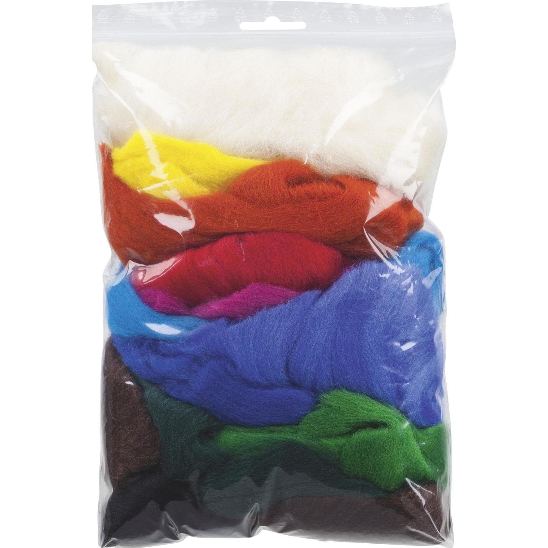 Heyda Filzwolle, Garn + Wolle, Mehrfarbig
