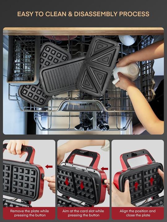 Produktbild Fohere 3 in 1 Sandwichmaker