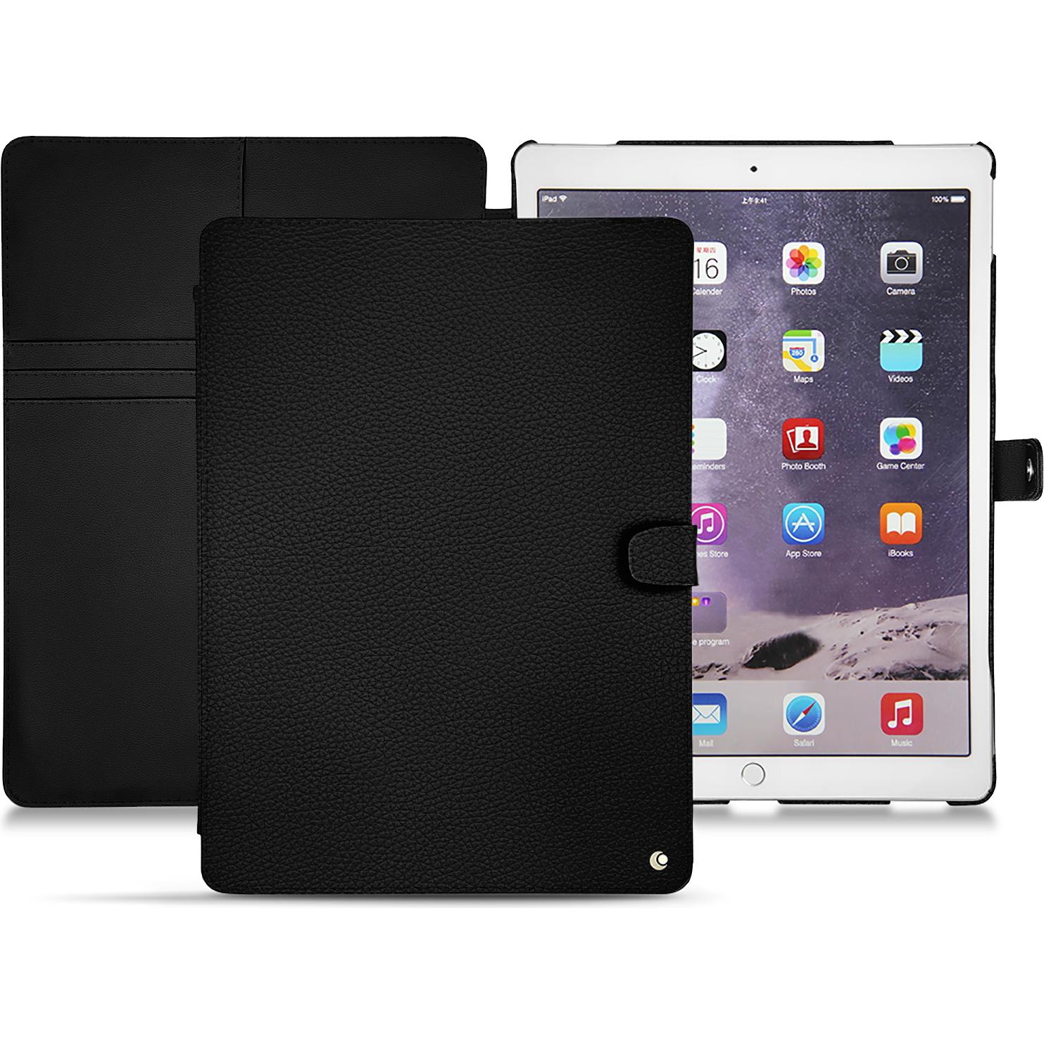 Noreve Lederschutzhülle Wallet (iPad Pro 12.9 2017 (2. Gen)), Tablet Hülle, Schwarz
