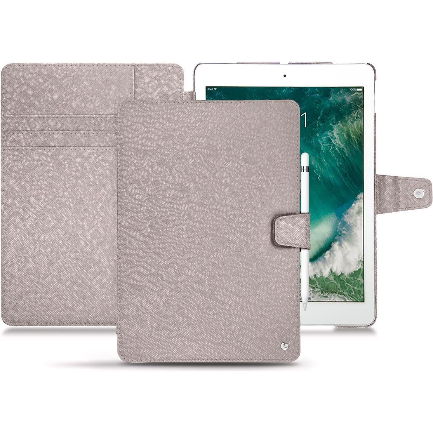 Noreve Lederschutzhülle Wallet (iPad Pro 10.5 2017 (1. Gen)), Tablet Hülle, Beige