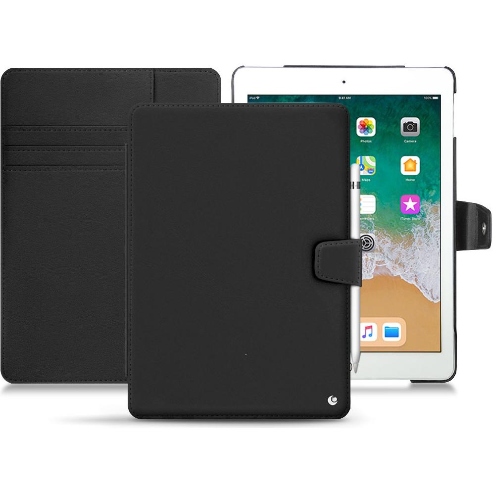 Noreve Lederschutzhülle Wallet (iPad 9.7), Tablet Hülle, Schwarz