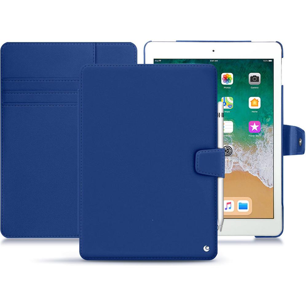 Noreve Lederschutzhülle Wallet (iPad 9.7), Tablet Hülle, Blau