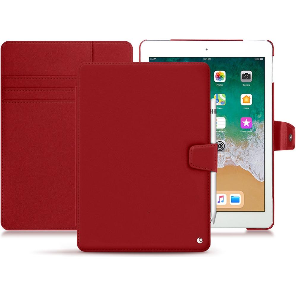 Noreve Lederschutzhülle Wallet (iPad 9.7), Tablet Hülle, Rot