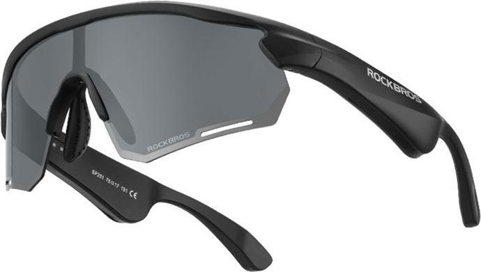 Produktbild Rockbros SP251 Polarized Bluetooth Sunglasses (Dark) (Schwarz, TAC polarized lenses)