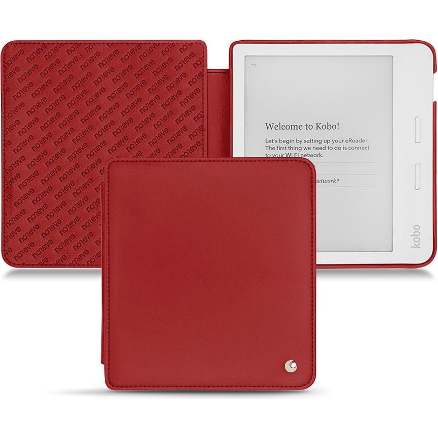 Noreve Lederschutzhülle horizontal (Libra H2O), Tablet Hülle, Rot