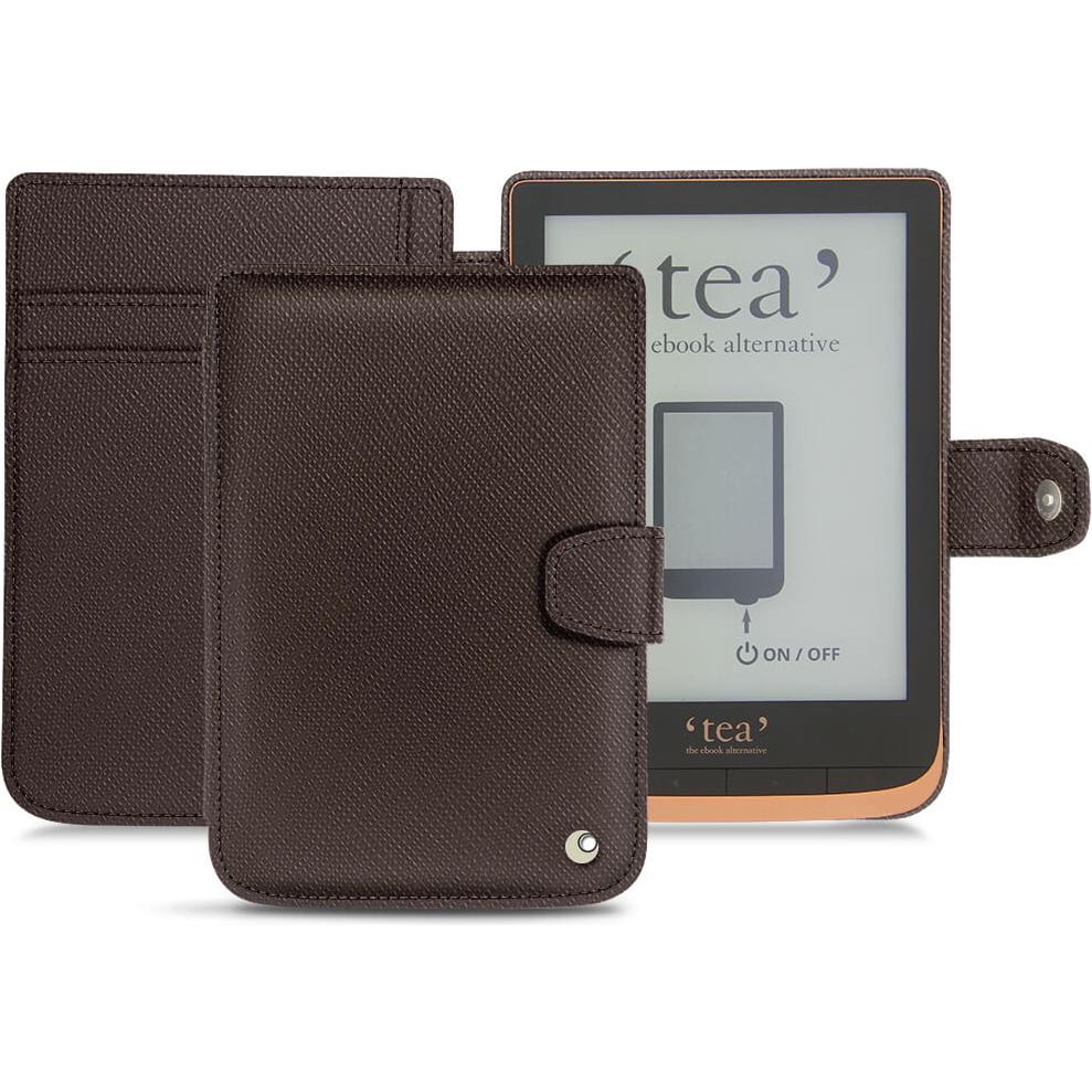 Noreve Lederschutzhülle Wallet (Touch HD 3), eReader Zubehör, Braun