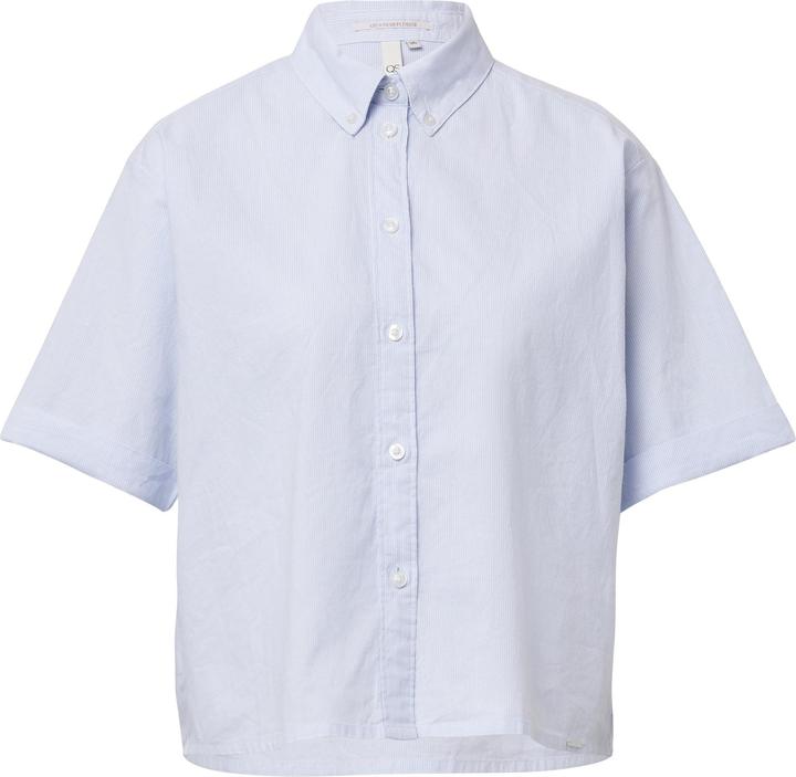 Actual product image S.Oliver Bluse Baumwoll-Bluse mit feinen Streifen | QS x Debi Flügge (44)