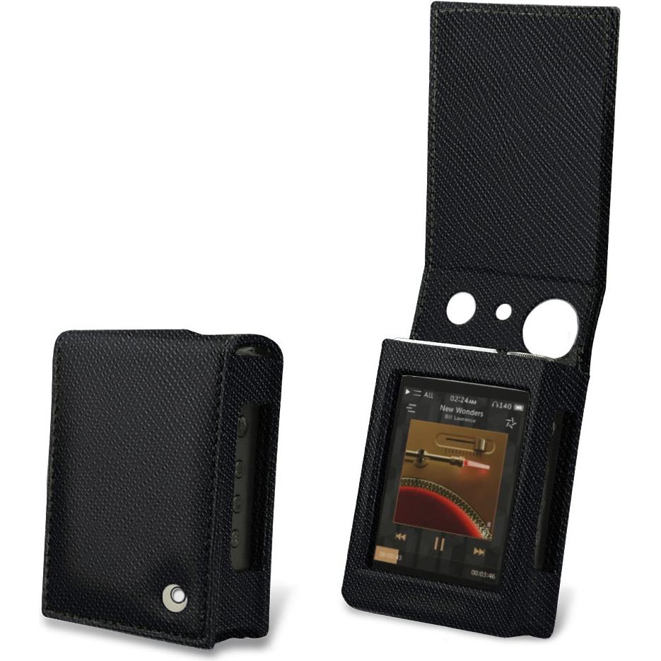 Noreve Lederschutzhülle vertikal, MP3 Tasche + Hülle, Schwarz
