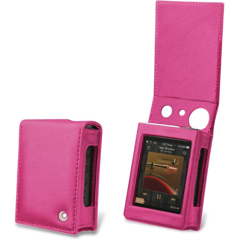 Noreve Lederschutzhülle vertikal, MP3 Tasche + Hülle, Rosa