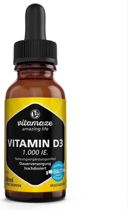 Image du produit Vitamaze Vitamine D3 50 ml gouttes (1 pièce(s), Gouttes)