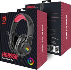 Actual product image Marvo headphones HG8958 Red (QMMWM58UGB00) (Cable)