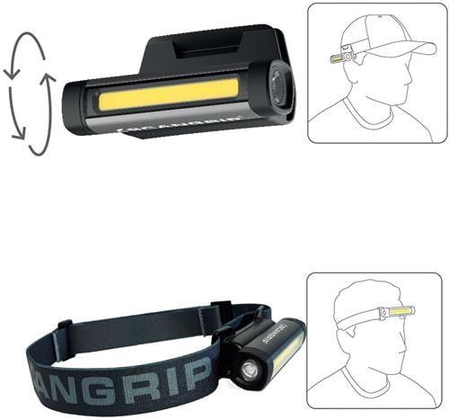 Produktbild Scangrip Taschenlampe FLEX WEAR KIT USB wiederaufladbar 75/150lm (8.95 cm, 150 lm)