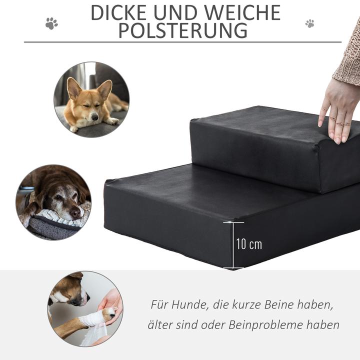 Actual product image PawHut Dog stairs foldable (Dog, Washable)