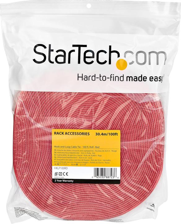 Produktbild StarTech .com 100ft. Hook and Loop Roll (19 mm)