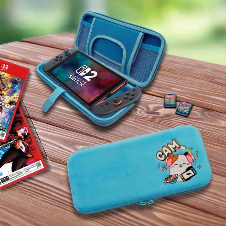 Actual product image Squishmallows Squishmallow Tasche plush case blue Switch2 (Switch, Switch 2, Switch Lite, Switch OLED)