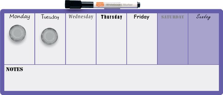 Produktbild Nobo Wochenplaner (14 x 36 cm)