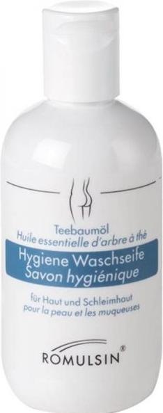 Produktbild Romulsin Hygiene Waschseife Teebaumöl (250 ml, Intimwaschlotion)