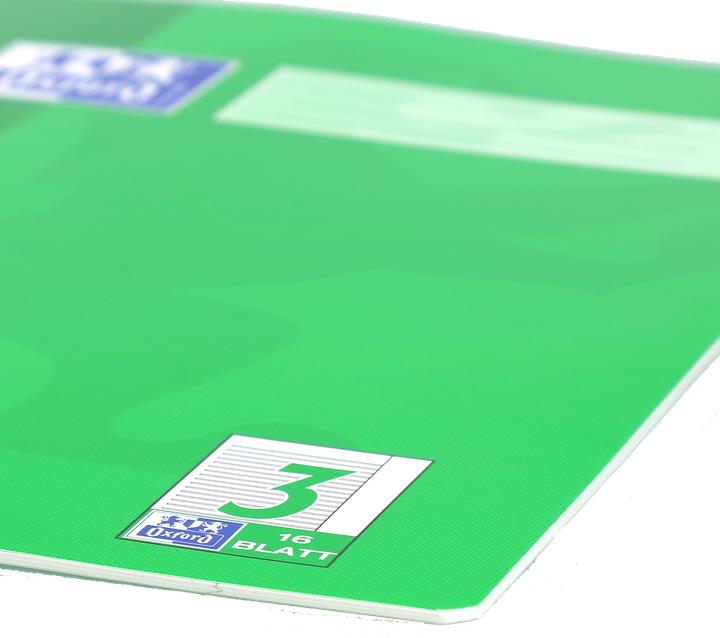 Actual product image Oxford Exercise book, A4, ruling 3 (A4, Hardcover)