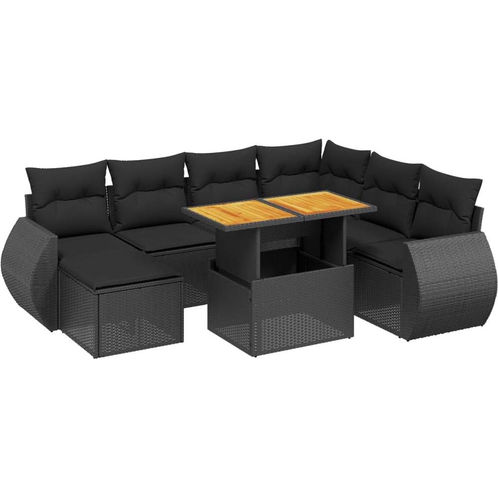 VidaXL, Gartenlounge, 10-tlg. Garten-Lounge-Set mit Kissen