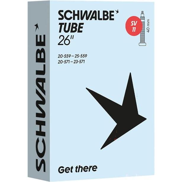 Schwalbe, Tubo per bici, (Presta (SV), 26", 40 mm)
