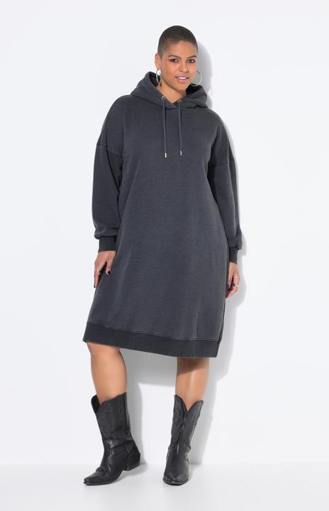 Actual product image Studio Untold Sweatkleid, oversized, Kapuze, Acid Wash (54)
