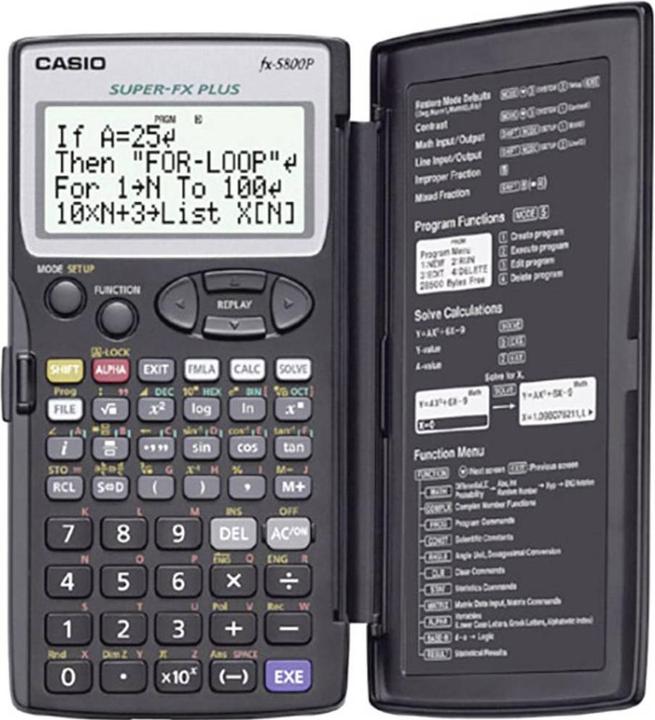 Image du produit Casio FX 5800 P (Piles)