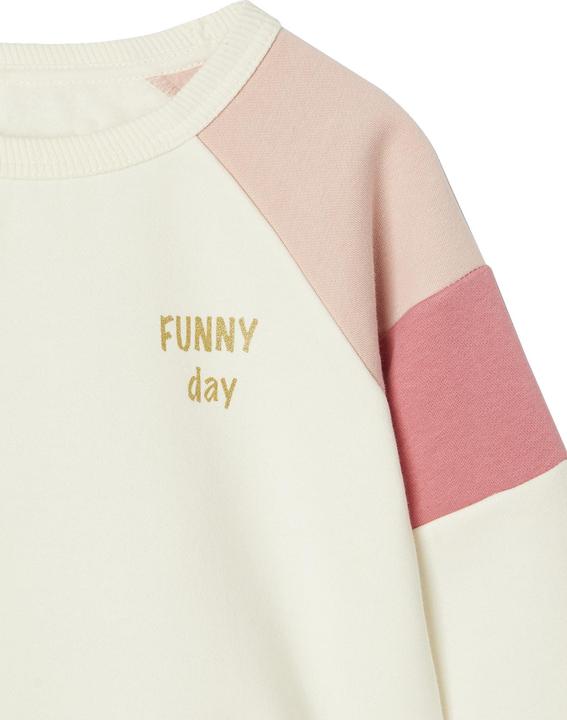 Actual product image Vertbaudet Mädchen Colorblock-Sweatshirt mit Recycling-Polyester (128)