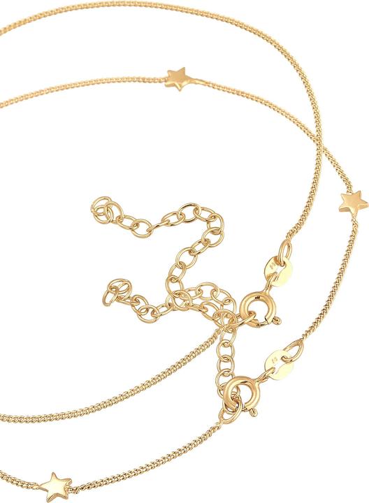 Produktbild Elli Fussschmuck Stern Halbmond Astro Duo Set 925 Silber (925 Sterling Silber, 22 cm)