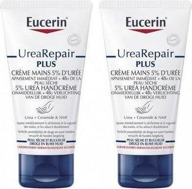 Produktbild Eucerin UreaRepair PLUS 5% Urea Hand Cream Duo (75 ml)