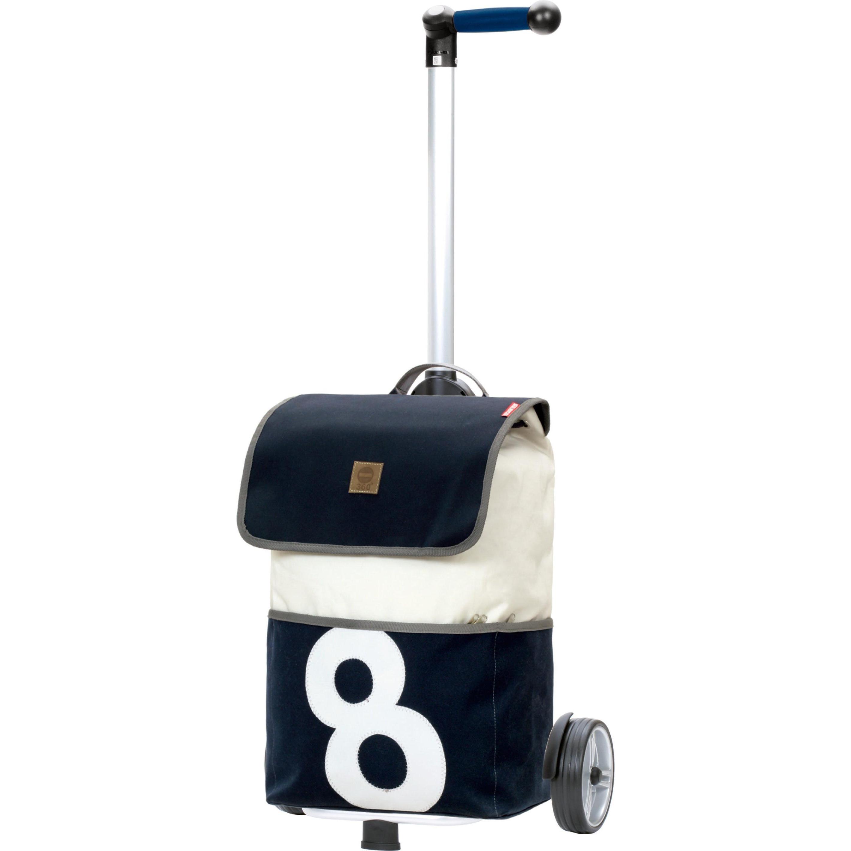 Andersen, Einkaufshilfe, Unus Shopper 360° Einkaufstrolley 57 cm, Blau