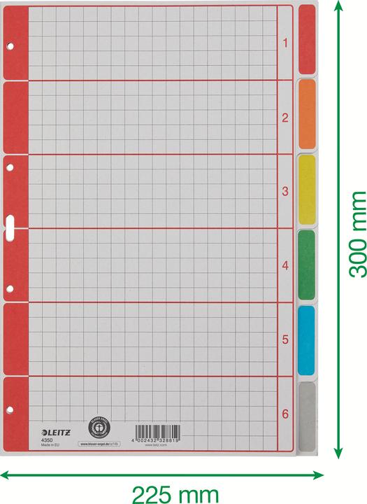 Produktbild Leitz Register Karton