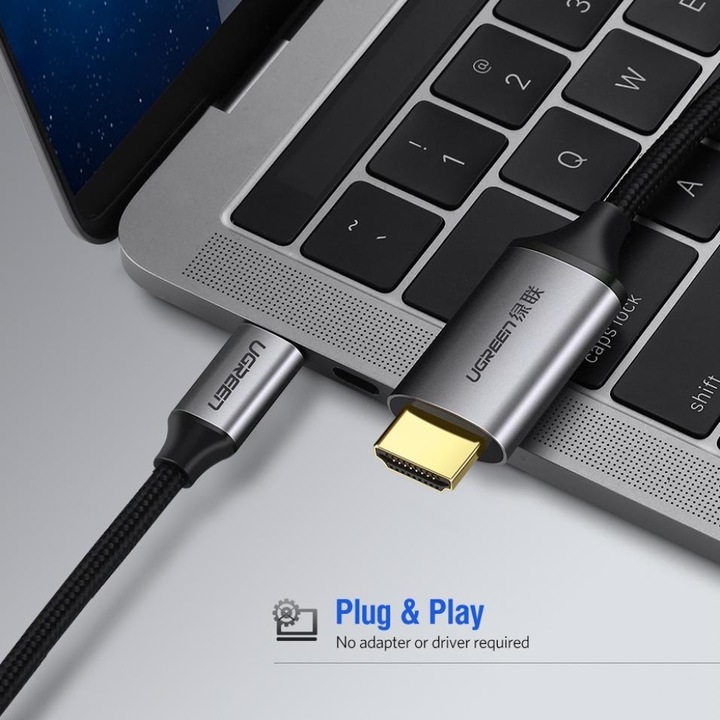 Actual product image Ugreen USB C – HDMI (1.50 m, HDMI)