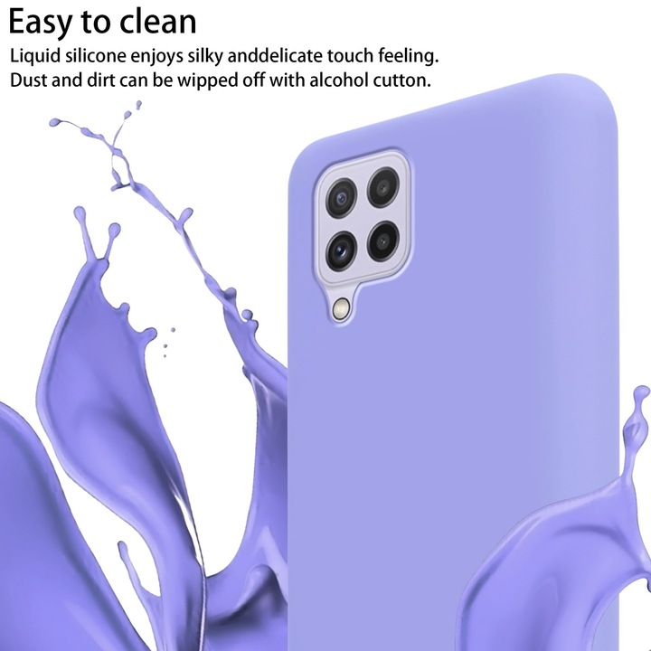Produktbild Cadorabo TPU Cover Handy Kette Liquid (Samsung Galaxy M22, Samsung Galaxy A22, Samsung Galaxy A32)