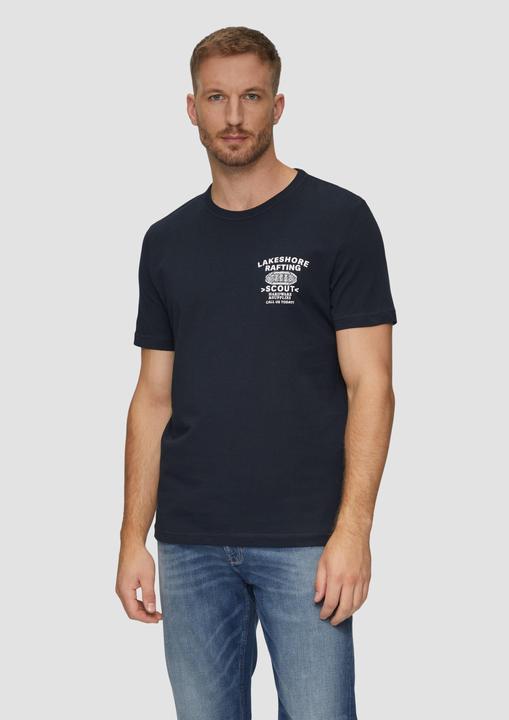 Produktbild S.Oliver T-Shirt Baumwollshirt mit Frontprint (S)