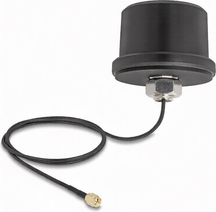 Produktbild Delock 5G LTE GNSS WiFi 6 Antenne SMA Stecker 1,9 - 3,3 dBi (5G, WLAN)