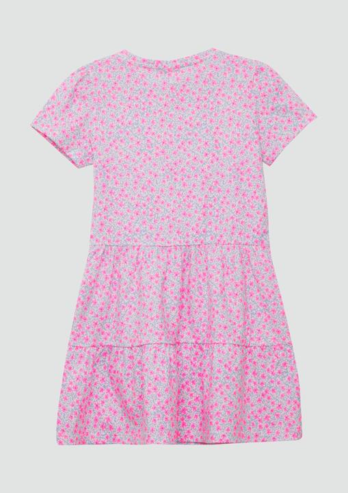 Produktbild S.Oliver Kleid Ausgestelltes Stufenkleid mit Puffärmeln (98)