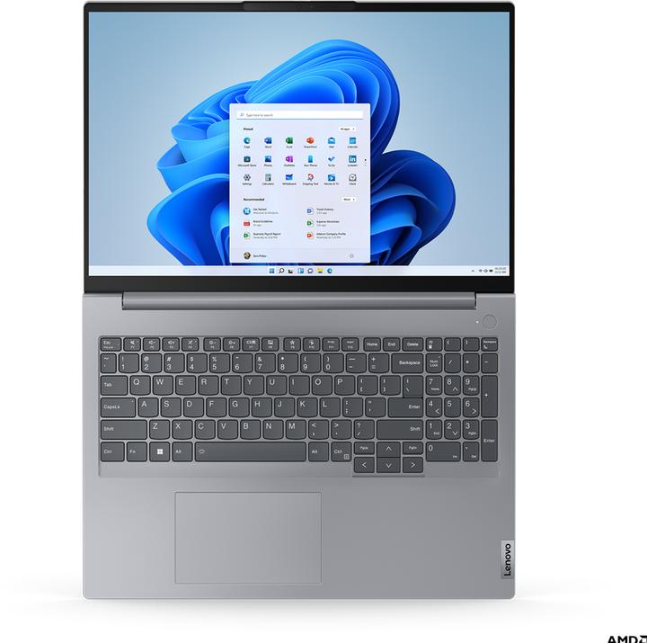 Produktbild Lenovo ThinkBook 16 Gen 6 (16", AMD Ryzen 7 7730U, 16 GB, 512 GB, CH)