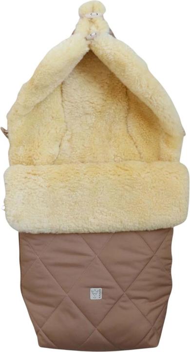 Actual product image Kaiser Baby Kaiser Lammfell Fusssack Coosy, sand