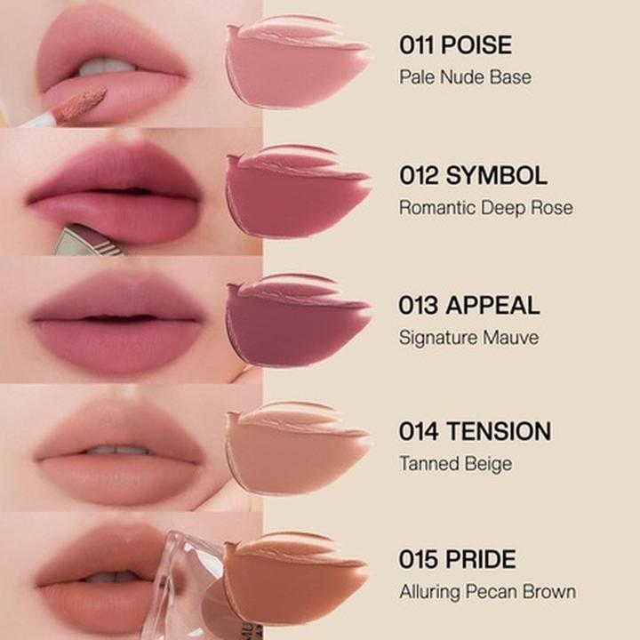 Actual product image Muzigae Mansion Objet Lip Stain Unique Paint Tube Design Velvet Matte Tint Long-Lasting (Velvet Matte Tint)