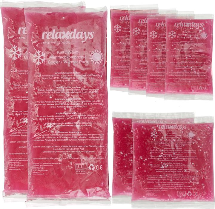 Produktbild Relaxdays 8x Kühlpad (8 x, 1730 g)