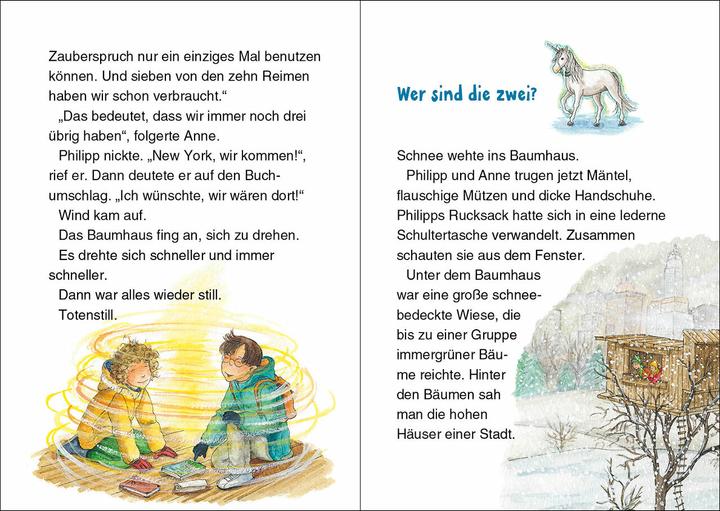 Actual product image Magi. Baumhaus junior Einhorn (German, Jutta knipping, Mary Pope Osborne, Sabine Rahn, 2023)